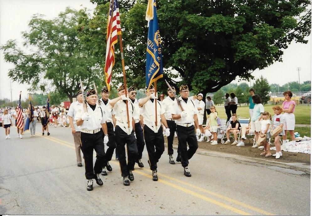 American Legion Memorial Post 614 Color Guard and Rifle Squad